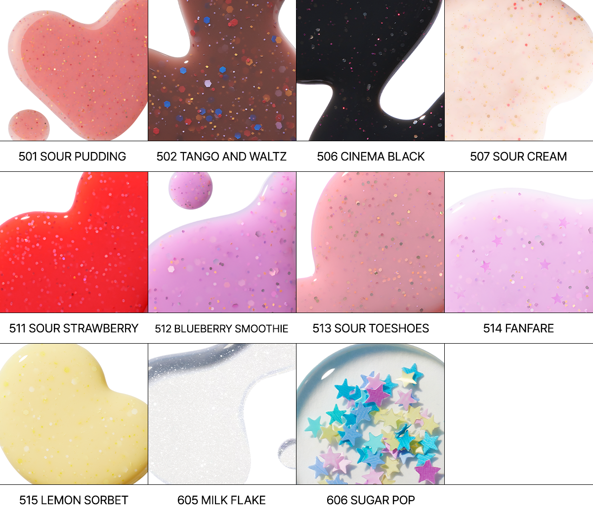 Syrup Glitter & Shimmer Nail Polish